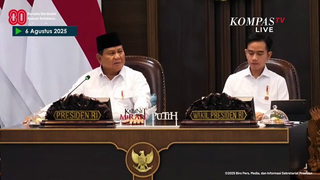 Presiden Prabowo Ucap Terima Kasih ke Luhut, Sri Mulyani, hingga Airlangga soal Tarif Trump