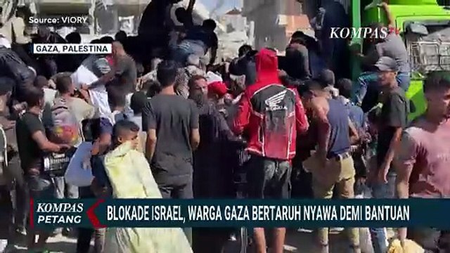 Blokade Israel, Warga Gaza Bertaruh Nyama Demi Bantuan Makanan | KOMPAS PETANG