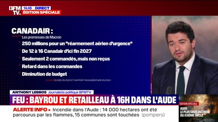 Incendie dans l'Aude: Emmanuel Macron a téléphoné à plusieurs élus du département pour avoir "des retours du terrain"