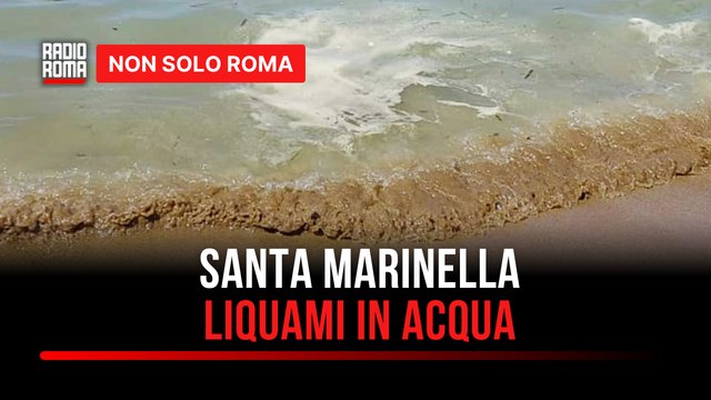 Santa Marinella, schiuma e liquami in mare: Servono controlli seri