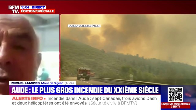 Incendie dans l'Aude: Nous avons eu à peu près 200 personnes dans le gymnase réquisitionné pour accueillir les sinistrés, assure le maire de Sigean