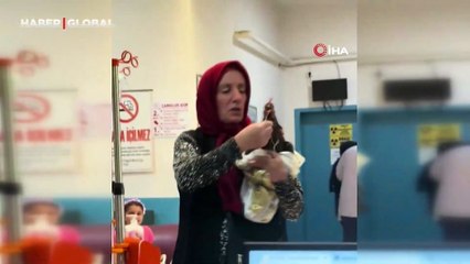 Giresun'da tavuğunu hastaneye getirdi, talebi şaşkına çevirdi