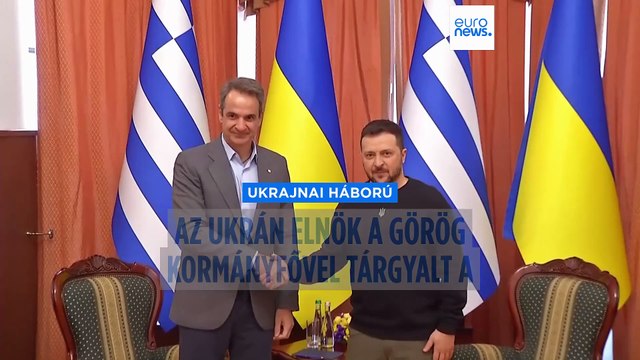 A NATO védelmi programjáról is tárgyalt az ukrán elnök és a görög kormányfő