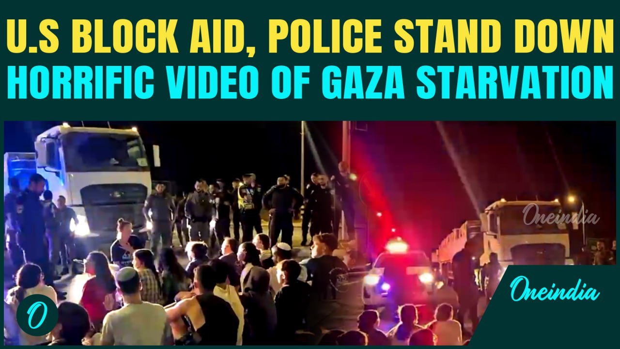 Caught on Cam: Israeli Forces Block Aid Trucks to Gaza | Starvation Deepens, UN Warns of Famine
