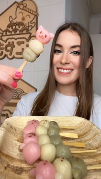 Recette de dessert japonais: Hanamis dangos 🍡