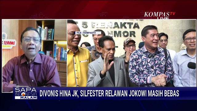 Kritik Mahfud MD untuk Kejaksaan Tangani Eksekusi Silfester Matutina di Kasus Fitnah JK | SAPA MALAM