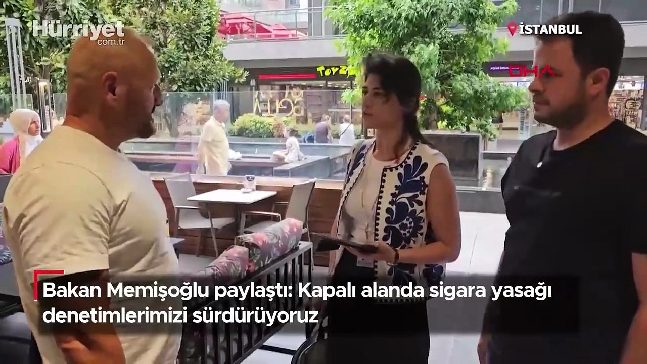 Bakan Memişoğlu: Kapalı alanda sigara yasağı denetimlerimizi sürdürüyoruz