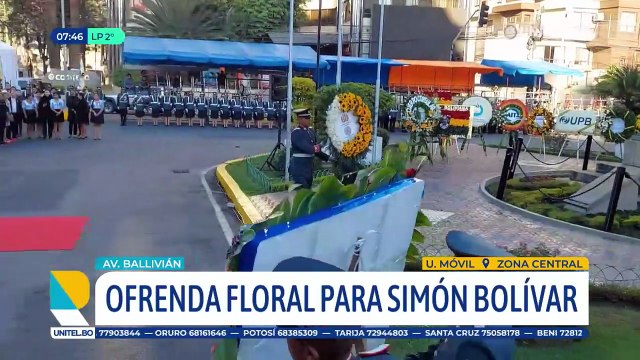 Autoridades de Cochabamba participan de actos protocolares por el Bicentenario de Bolivia