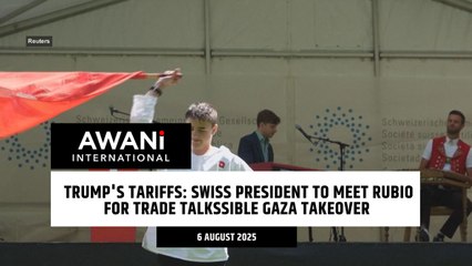 Trump's tariffs: Swiss President to meet Rubio for trade talks