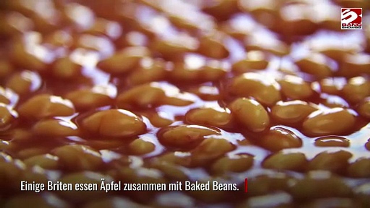 Briten essen gerne Äpfel mit Baked Beans