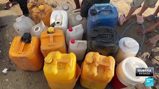 Palestinos en Gaza se enfrentan a escasez de agua