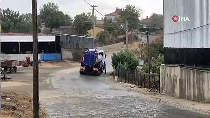 Edirne'de çıkan ve bir anda büyüyen orman yangınını yağmur söndürdü