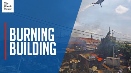 Huge fire breaks out in Tondo, Manila