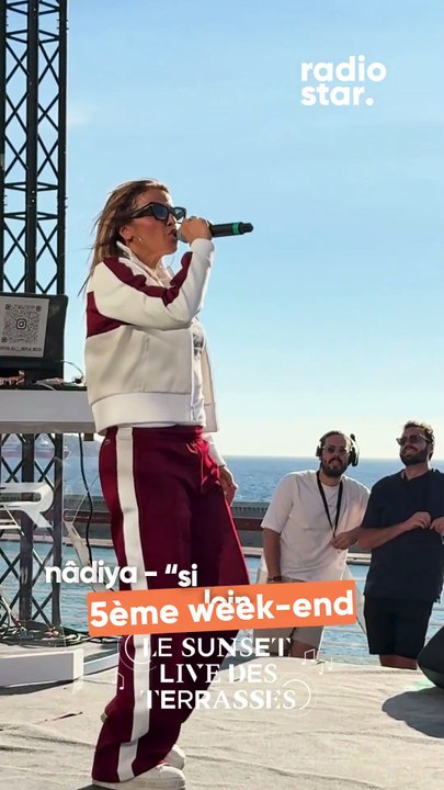 Nadiya interprète “si loin de vous” sur la scène des Sunset Live des Terrasses #nadiya #sunsetlive #concert #live