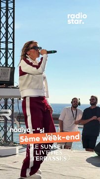 Nadiya interprète “si loin de vous” sur la scène des Sunset Live des Terrasses #nadiya #sunsetlive #concert #live
