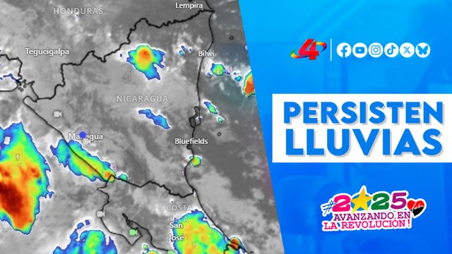 📡 INETER informa: Lluvias esta semana por paso de dos ondas tropicales 🌧️