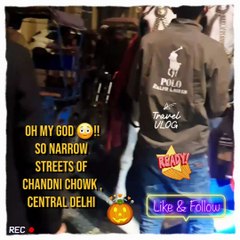 historic vibes, and bustling energy! #CentralDelhiVibes #NarrowStreets