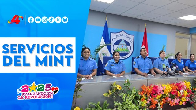📋 Informe semanal | servicios y atenciones del Ministerio del Interior 🇳🇮
