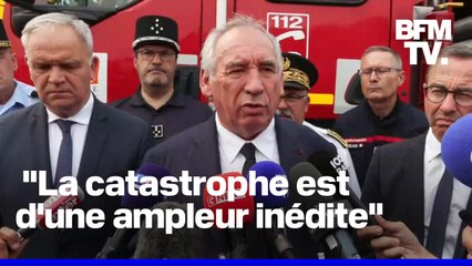 Incendie dans l'Aude: la conférence de presse de François Bayrou et Bruno Retailleau en intégralité