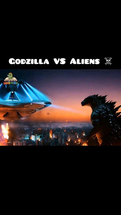 Godzilla VS Aliens ☠️