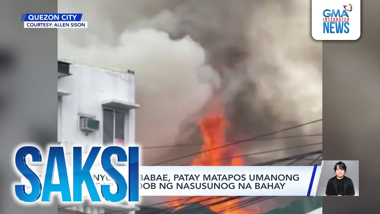78-anyos na babae, patay matapos umanong ma-trap sa loob ng nasusunog na bahay | Saksi