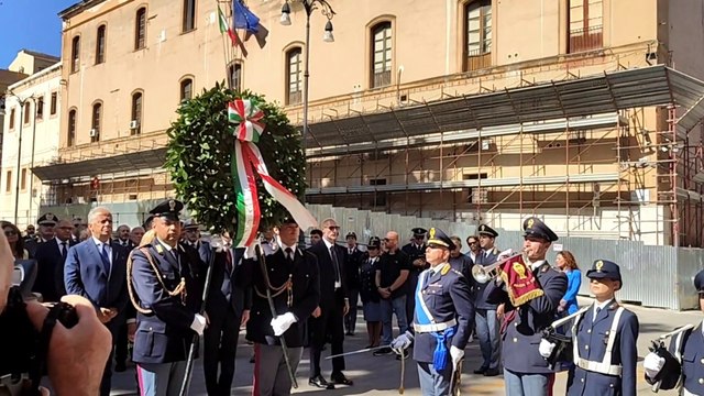 Piantedosi e Pisani a Palermo rendono omaggio a Cassarà e Antiochia