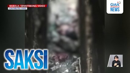 Bagong-silang na sanggol na iniwan sa kanal, sinagip; ina ng sanggol, menor de edad | Saksi