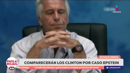 Comparecerán los Clinton por el caso de Jeffrey Epstein
