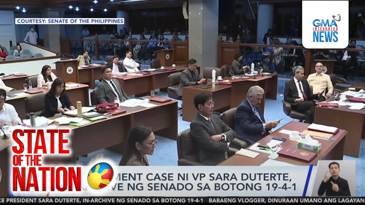 State of the Nation Part 1: Impeachment vs VPSD; Viral na pagdura ...