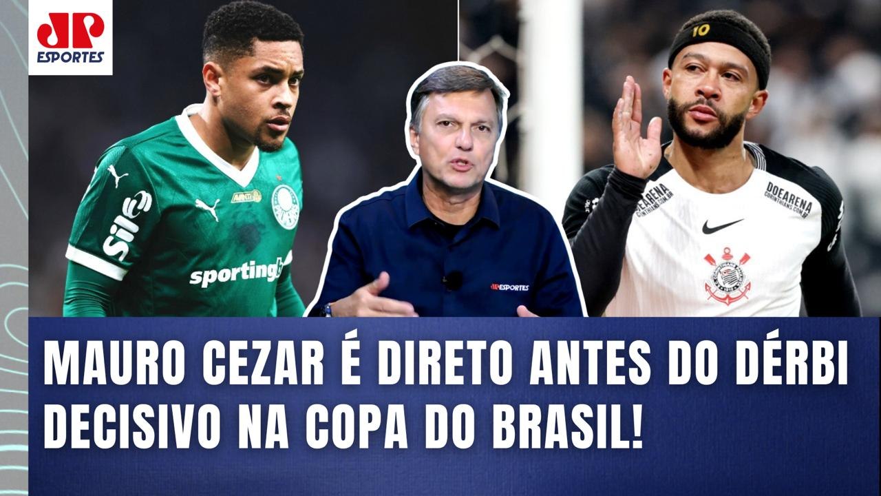 "Se o Palmeiras FOR ELIMINADO pelo Corinthians hoje, vai ser uma..." Mauro Cezar É DIRETO!