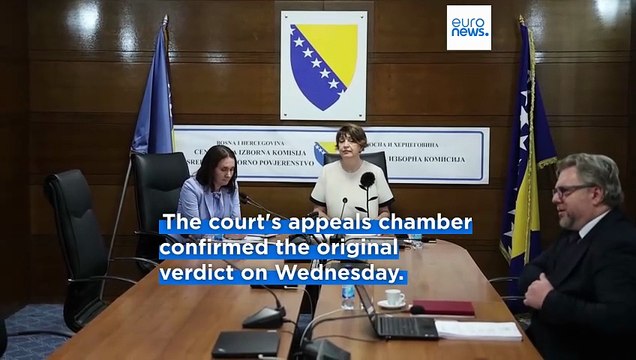 Electoral authorities strip Bosnian Serb leader Milorad Dodik of presidency after court ban