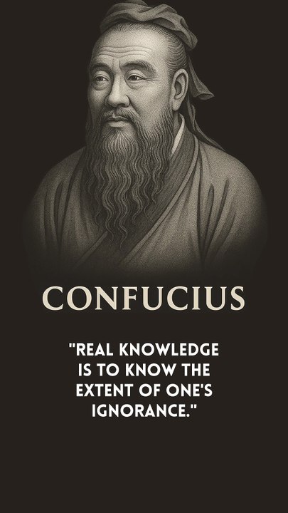 Confucius Real Knowledge Starts with Admitting You Don’t Know