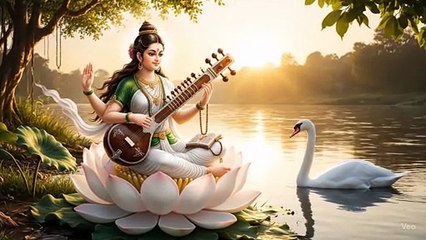 The Divine Beauty of Goddess Saraswati | Symbol of Knowledge and Purity | Hindu Mythology