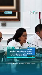 Menkeu Mau Bicara Serius, Prabowo "Usir" Pers Pakai Humor Dengan Cara Halus