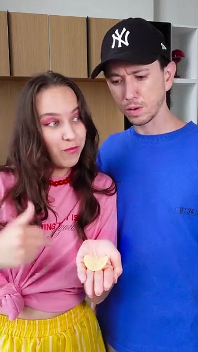 It Looks Like Magic 😱 Funniest Way Ever to Break Chips 😂 #funny #shorts