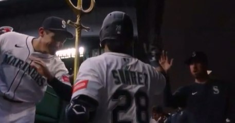 Eugenio Suárez como si fuese la primera vez