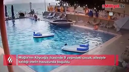 9 yaşındaki çocuk havuzda boğuldu