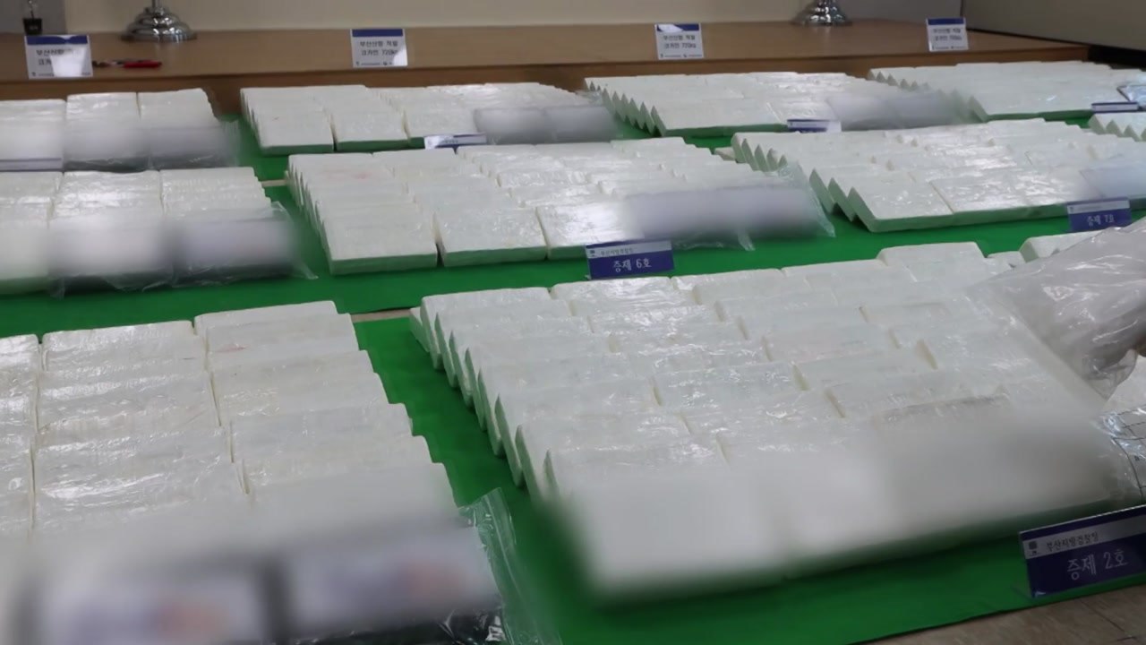 코카인 600㎏ 실은 컨테이너 부산신항에서 적발 / YTN