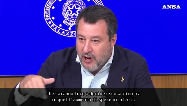 Salvini: Utilizzo militare del ponte sullo Stretto? E' costruito per tutto