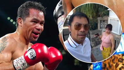 Manny Pacquiao doesn't rest and proves he's ready for another fight while on vacation in Italy
