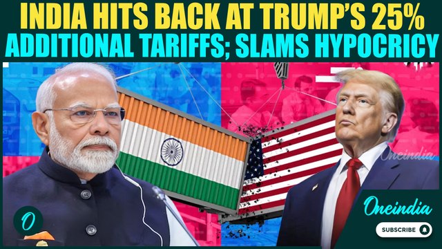 India SLAMS Trump’s Additional 25% Tariffs; Tears Into US Hypocrisy as Tariffs Increase to 50%