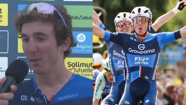 Cyclisme - Tour de l'Ain 2025 - Revivez le final de la 1ère étape, la Groupama-FDJ au top avec David Gaudu et ?