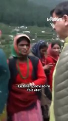 Inde : un village détruit par une coulée de boue