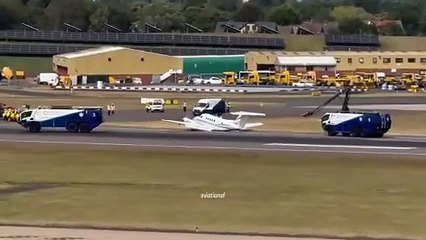 Birmingham Airport brought to standstill following an emergency landing