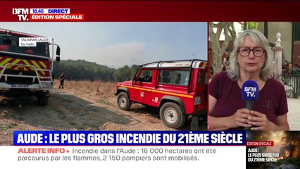 Incendie dans l'Aude: 'L'élan de générosité a été fabuleux", affirme Béatrice Bertrand, maire de Tuchan
