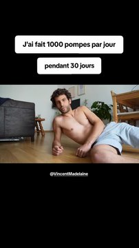 J'ai fait 1000 pompes par jour pendant 30 jours