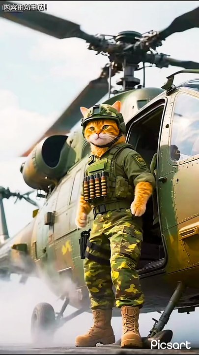 From PJs to Paratrooper: A Cat's Journey