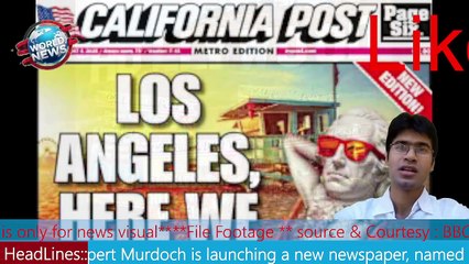 launching a new newspaper, named The California Post MHM NEWS