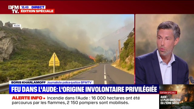 Feu dans l'Aude: l'hypothèse d'un incendie involontaire privilégiée par les enquêteurs