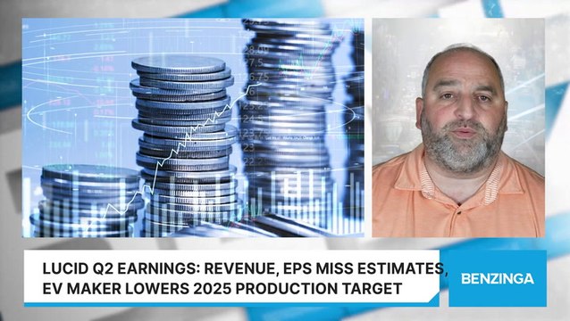 Lucid Q2 Earnings: Revenue, EPS Miss Estimates, EV Maker Lowers 2025 Production Target